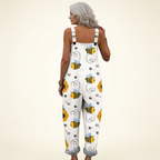 Victoire | Bright Country Bee-Print Jumpsuit