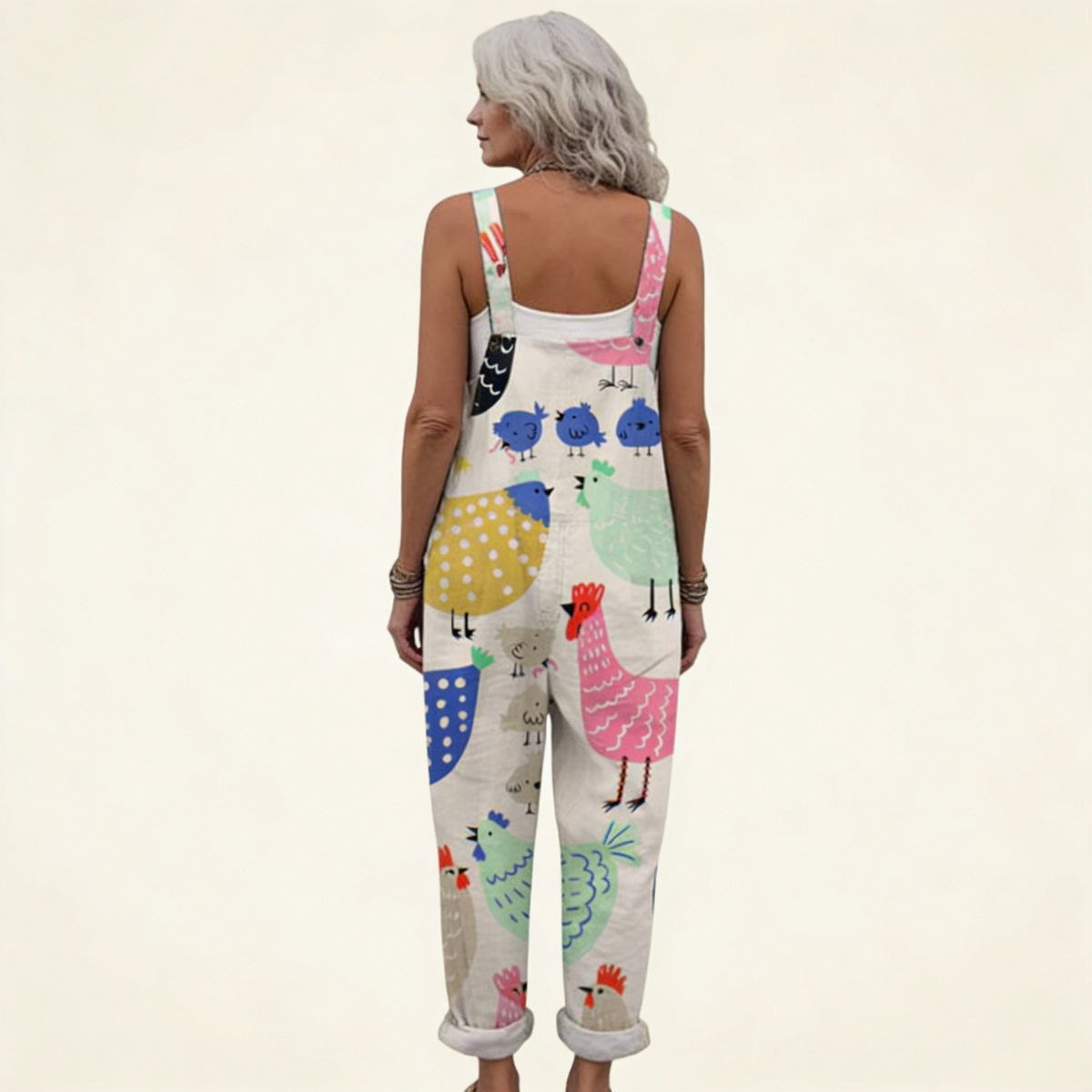 Marianne | Fresh Playful Bohemian-Print Jumpsuit