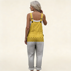 Victoire | Graphic Contrast Polka-Dot Jumpsuit