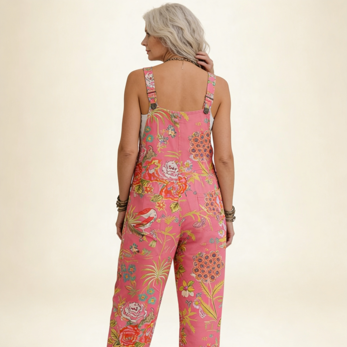 Isaline | Vibrant Tropical Floral Jumpsuit