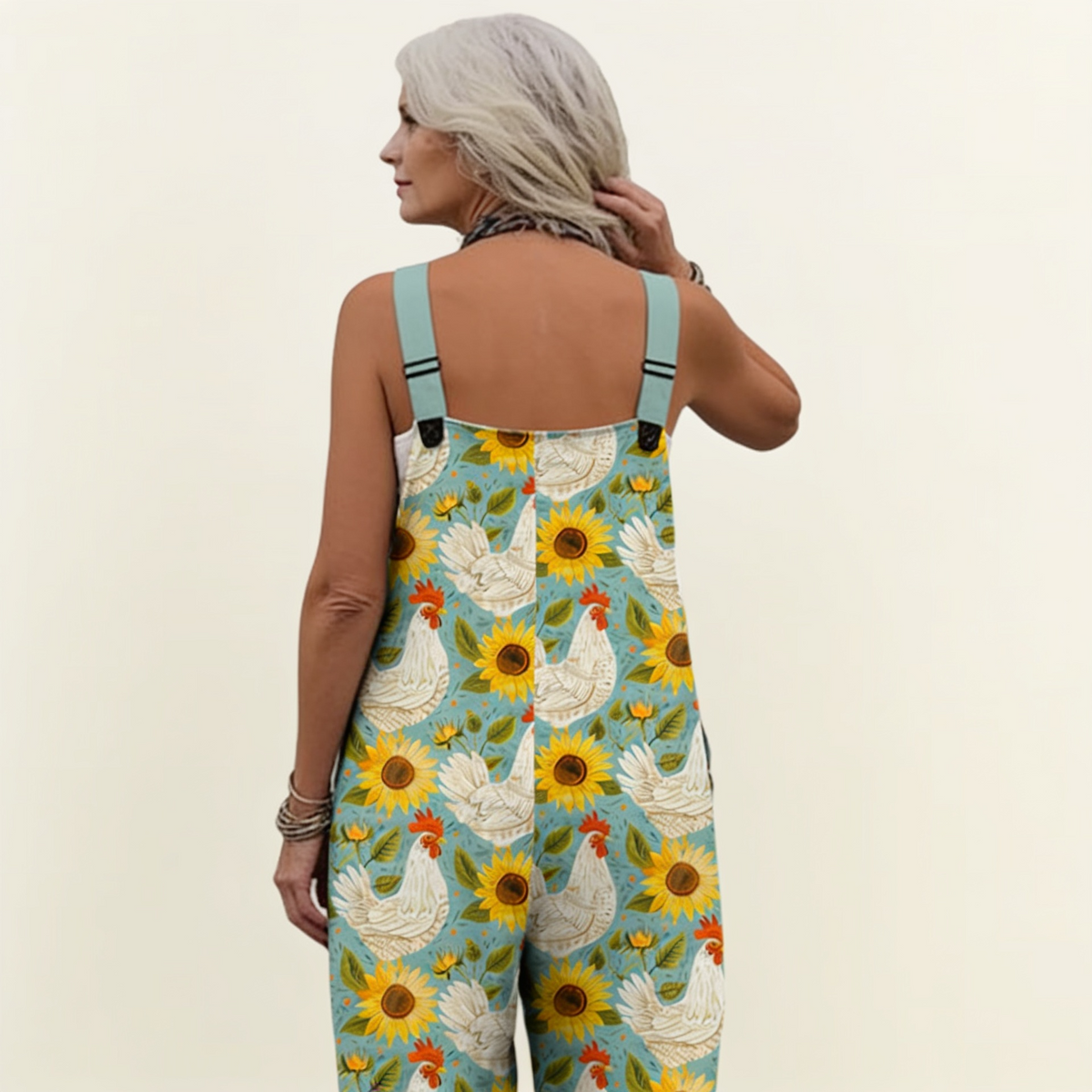 Élodie | Radiant Country Sunflower Jumpsuit