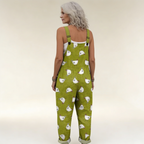 Élodie | Playful Hen-Print Jumpsuit