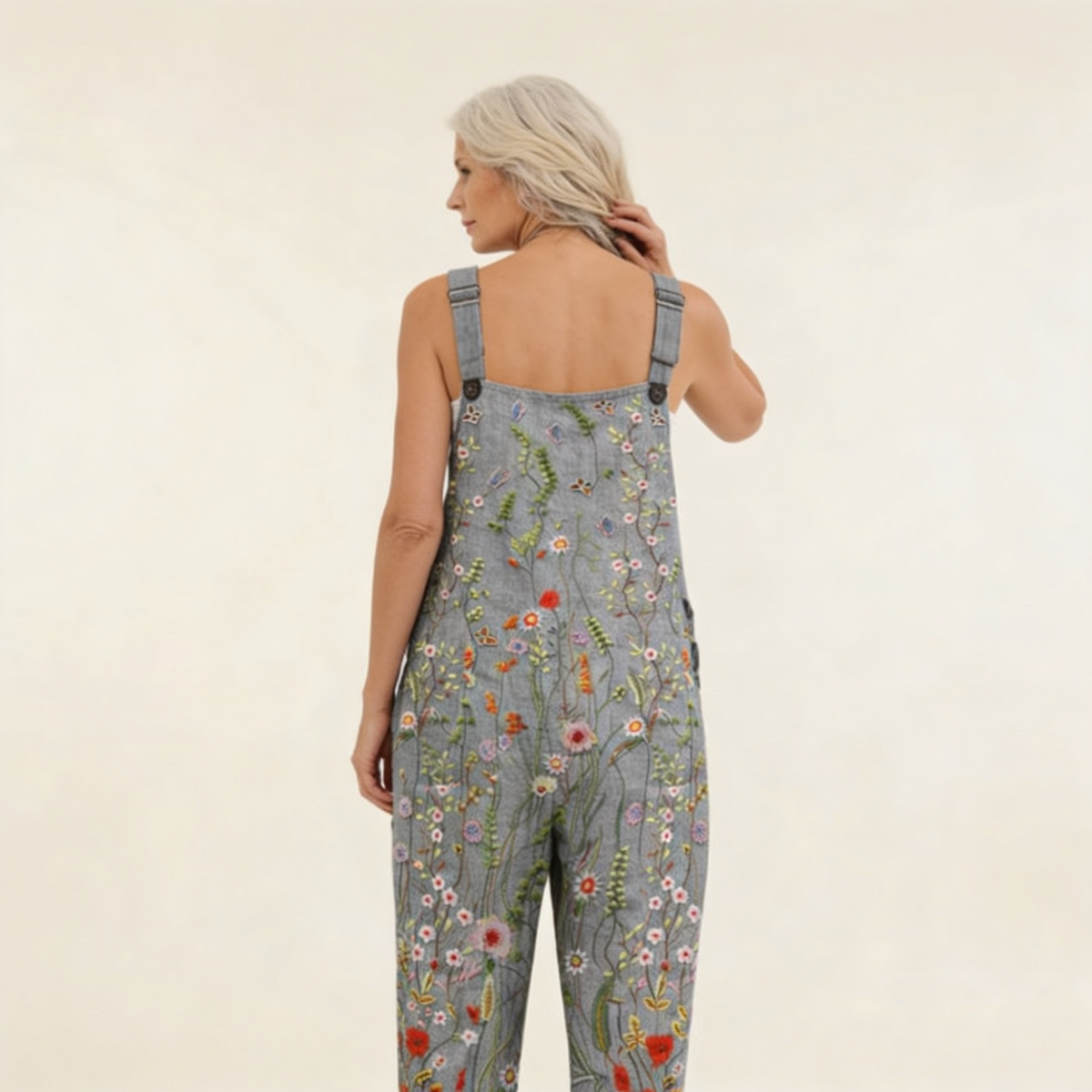Adeline | Bright Bohemian Country Floral Jumpsuit