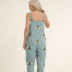 Solène | Fresh Nature-Inspired Bee-Print Jumpsuit