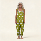 Élodie | Playful Hen-Print Jumpsuit