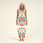 Amandine | Bright Calming Floral Jumpsuit