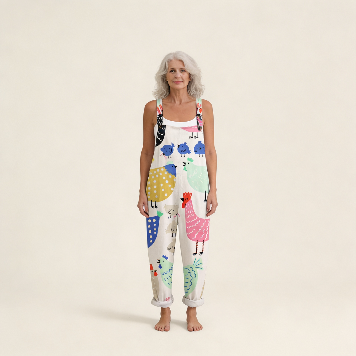 Marianne | Fresh Playful Bohemian-Print Jumpsuit