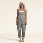 Adeline | Bright Bohemian Country Floral Jumpsuit