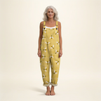 Élodie | Bright Sunlit Bee-Print Jumpsuit