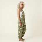 Lucienne | Natural Country Cockerel-Print Jumpsuit