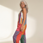 Manon | Bright Artistic Striped Jumpsuit
