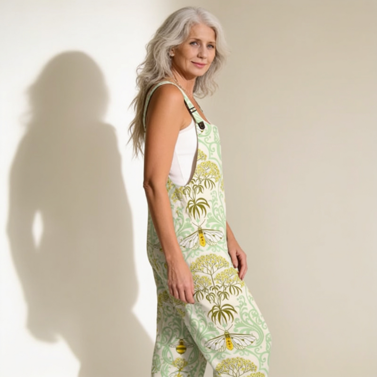 Jasmine | Harmonious Floral Arabesque Jumpsuit