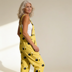 Solène | Cheerful Sunlit Bee-Print Jumpsuit