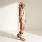 Elise | Bright Pastel Bohemian Floral Jumpsuit