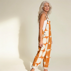 Cléophée | Radiant Retro Sun-Print Jumpsuit