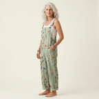 Claire | Bright Country Sage Floral Jumpsuit