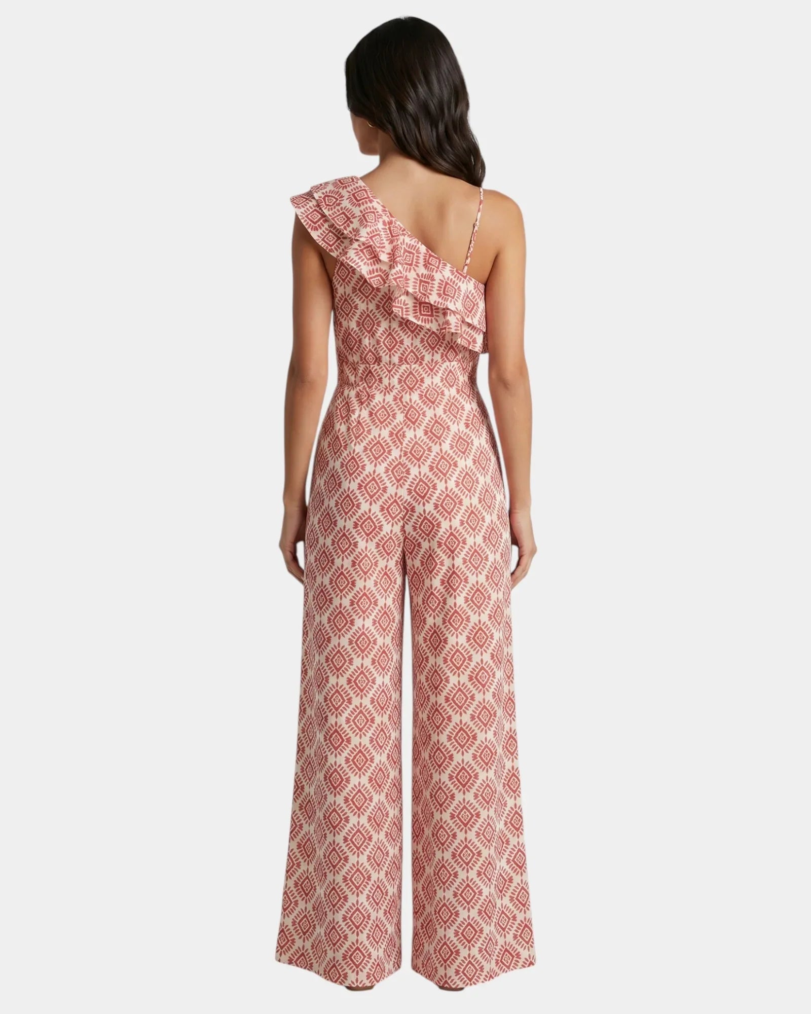 Éliette | Geometric Print Jumpsuit