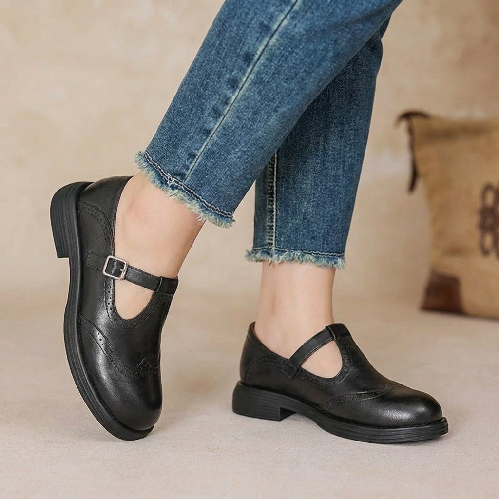 Odette | Women's Adjustable-Strap Mary Jane Shoes