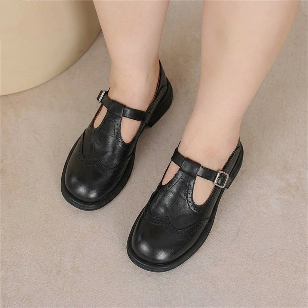 Odette | Women's Adjustable-Strap Mary Jane Shoes