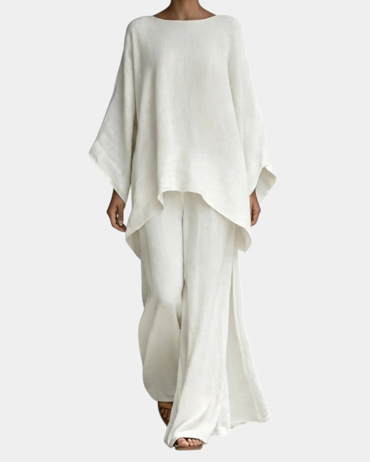 Mavie | Flowy Trousers and Blouse Set
