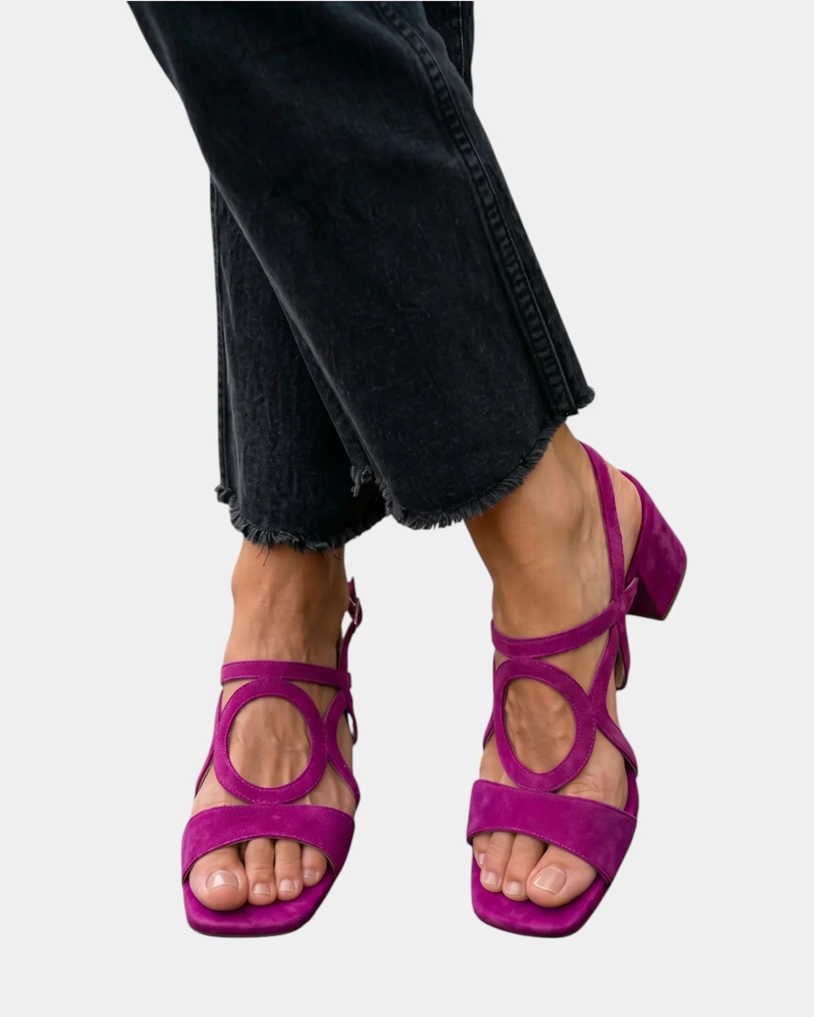 Guillelmine | Square-toe sandals with a rounded cut