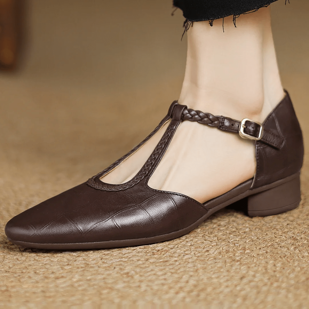 Risla | Women's T-Bar Mary Jane Shoes - Eleanor York