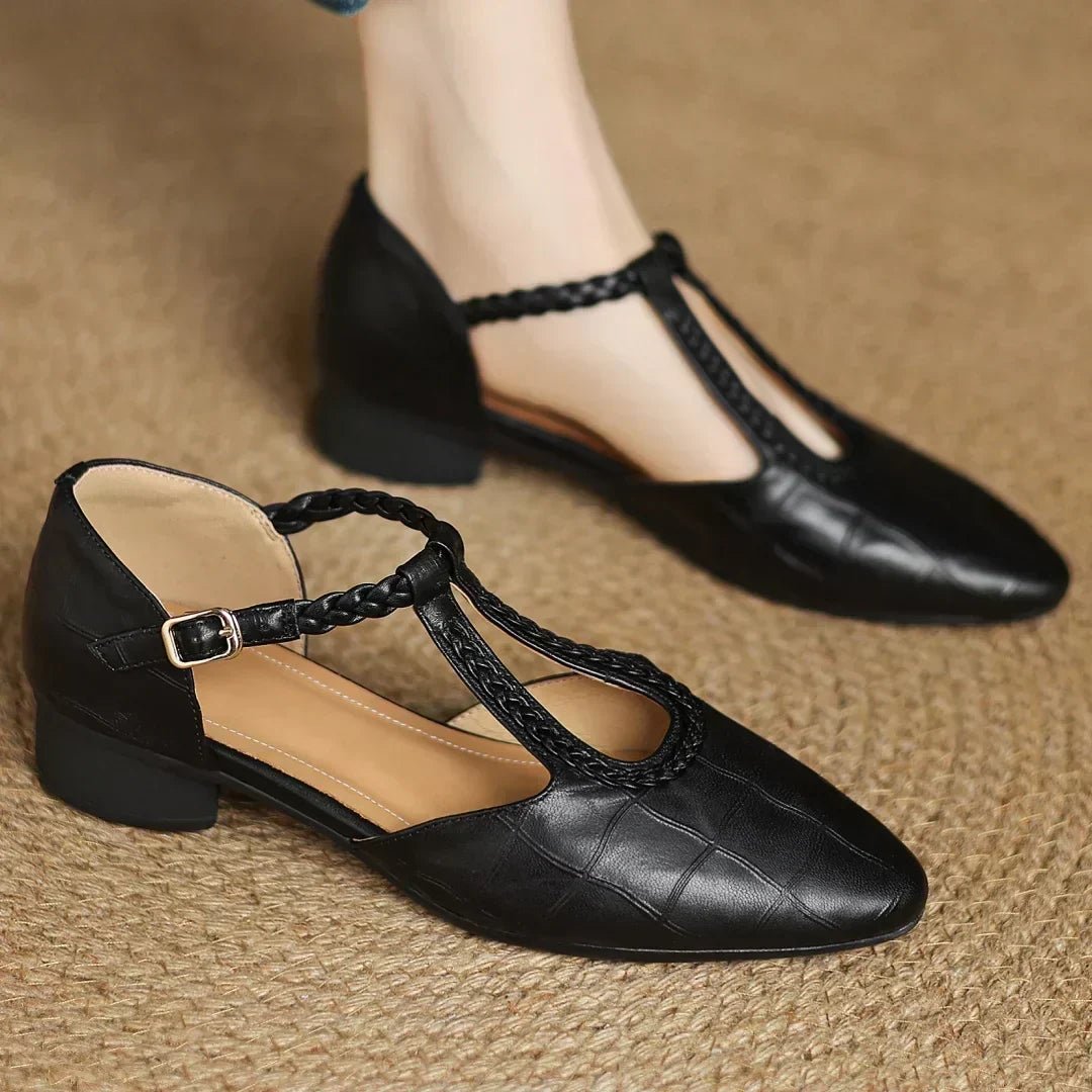 Risla | Women's T-Bar Mary Jane Shoes - Eleanor York