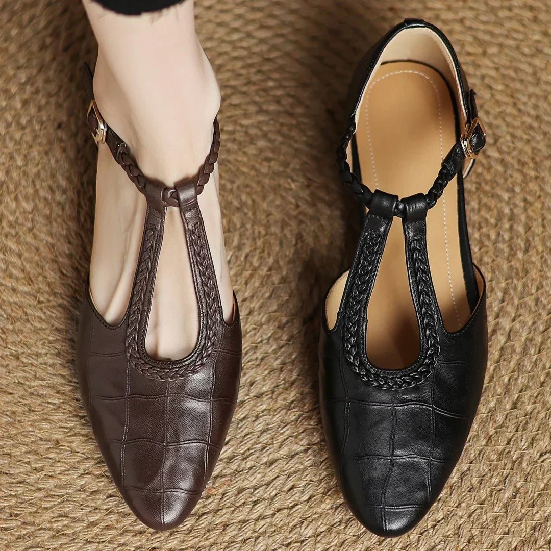 Risla | Women's T-Bar Mary Jane Shoes - Eleanor York