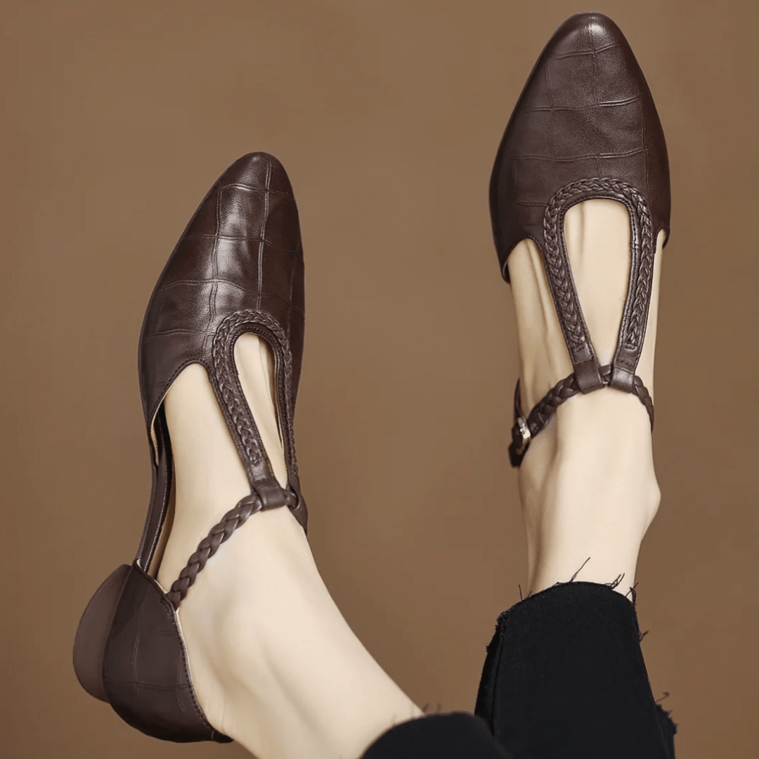 Risla | Women's T-Bar Mary Jane Shoes - Eleanor York