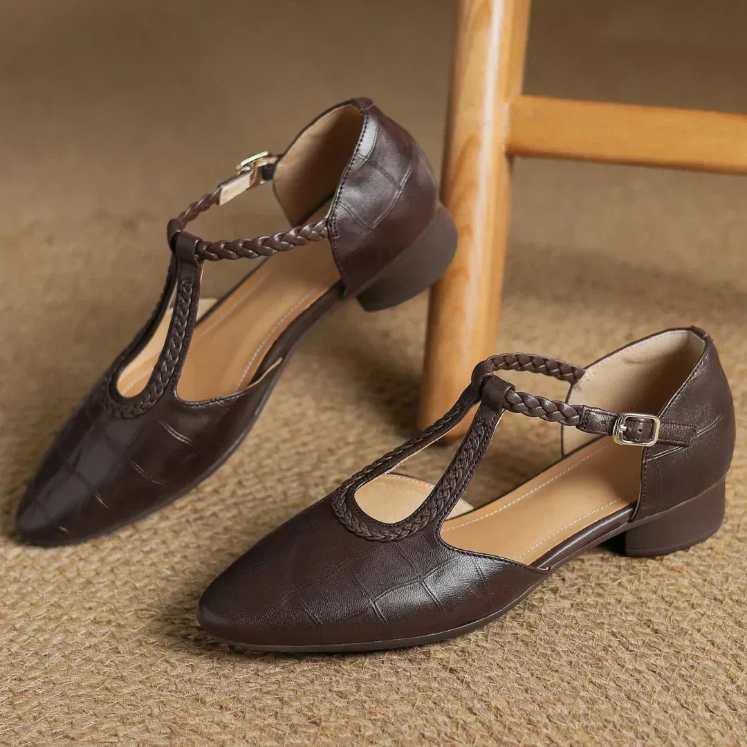 Risla | Women's T-Bar Mary Jane Shoes - Eleanor York