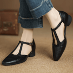 Risla | Women's T-Bar Mary Jane Shoes - Eleanor York