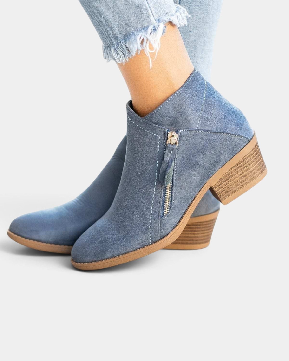 Romélyne | Short Suede Ankle Boots