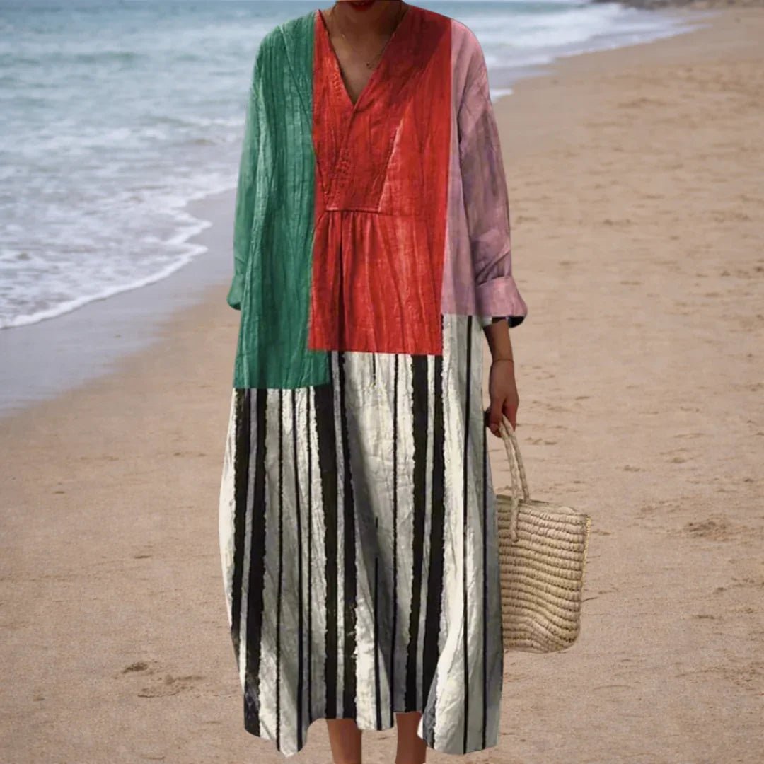 Rose | Elegant Geometric Dress