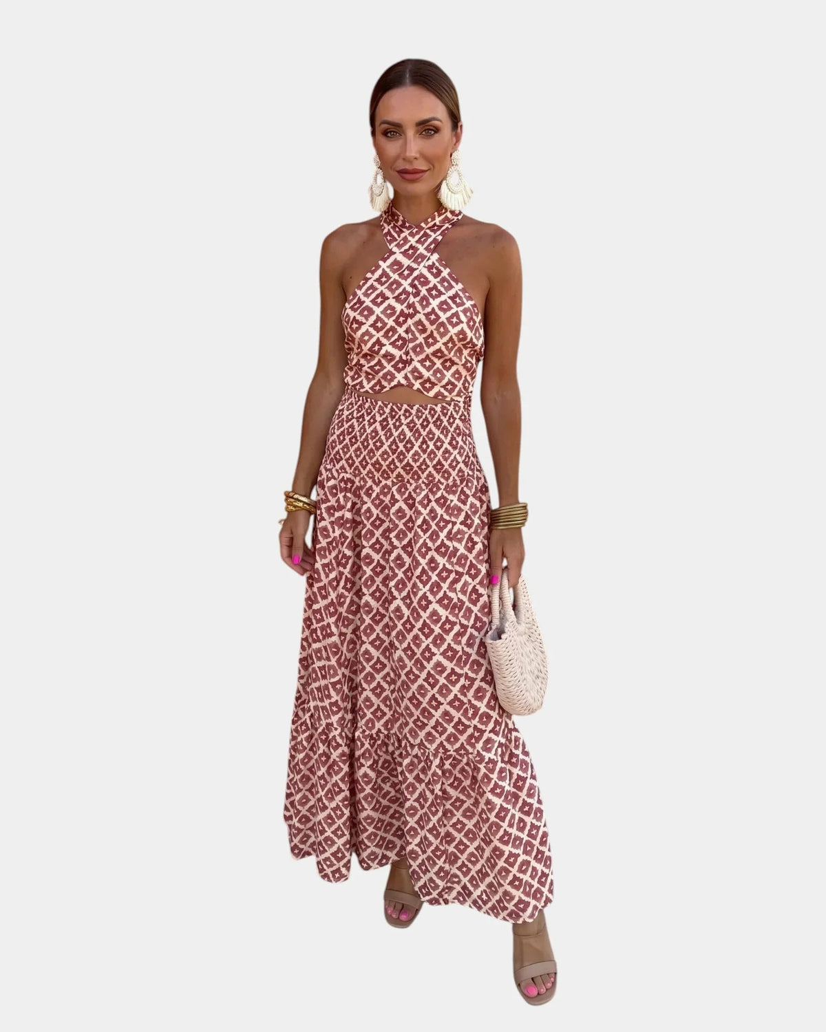 Prudence | Elegant off-the-shoulder set