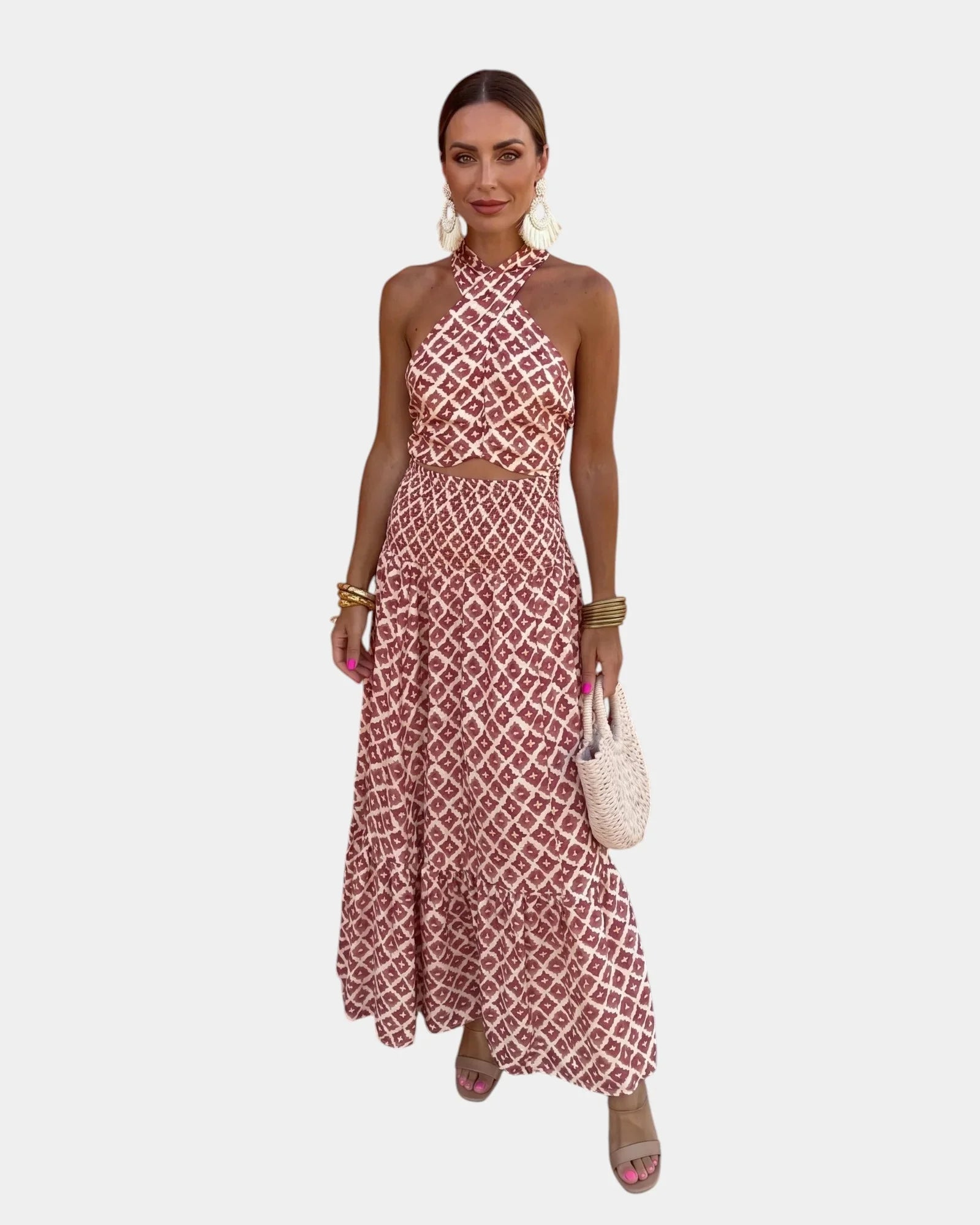 Prudence | Elegant off-the-shoulder set