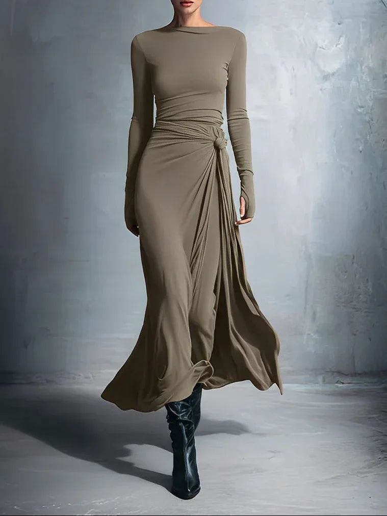 Renee | Draped Maxi Dress